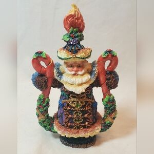 Crinkle Lyre Vtg 1998 Crinkle Santa Claus Figurine Possible Dreams #659051 Music